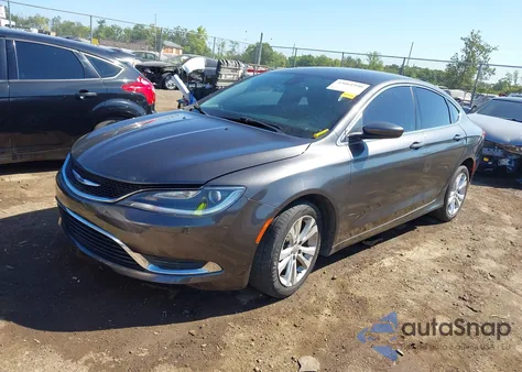 2016 Chrysler 200 Limited из США, поврежденный, VIN 1C3CCCAB2GN126612